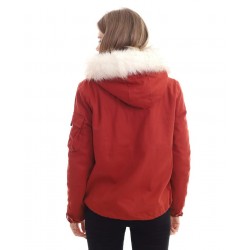 Gabardin Kürklü Mont